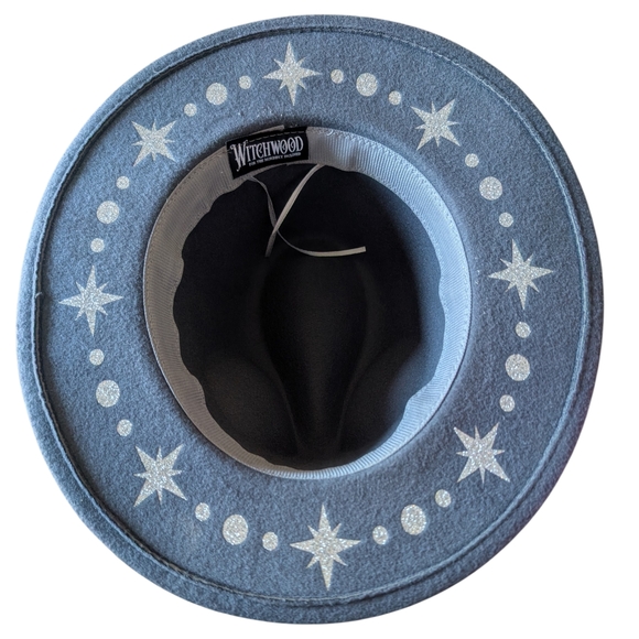Witchwood Accessories - Witchwood Grey With Silver Starburst Vegan Felt Hat